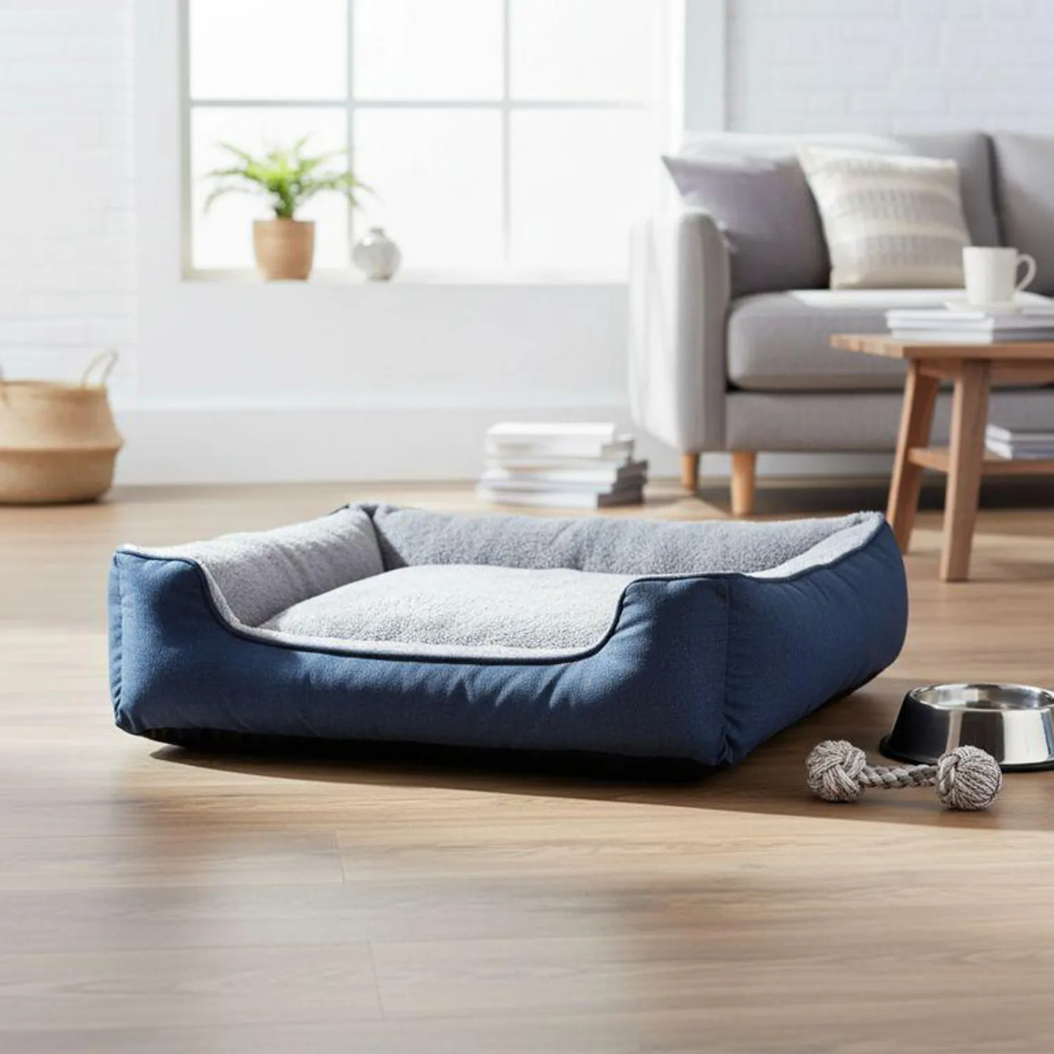 Cama Para Mascotas 75x68x20cm Mediana Azul Petizoos 4