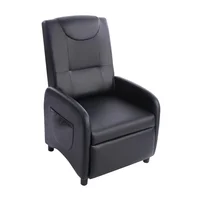 Just Home Collection Sillon Descanso Reclinable Negro