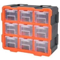 Organizador 9 Gavetas 34x17x45cm Bauker