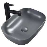 Lavamanos Cerámico Ovalado Gris Sensi Dacqua