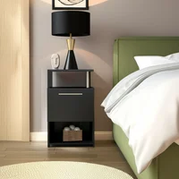 Lámpara Mesa Flint 1 Luz E27 Negro