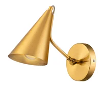 Aplique Cono Gold 1 Luz E27 Dorado