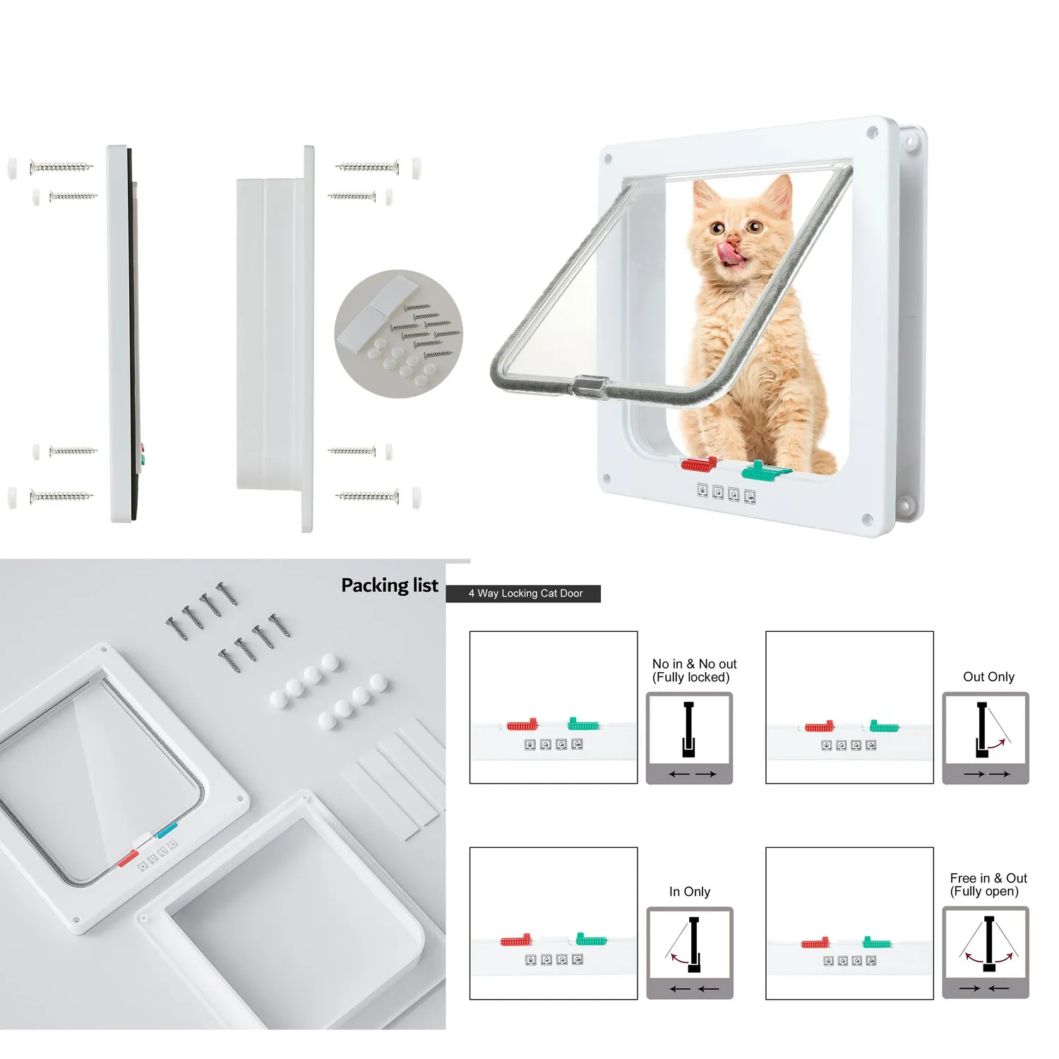 Puerta Para Mascotas XL Holztek