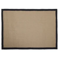 Tapete Alg Yute 120 cm X 170 cm Natural/Azul