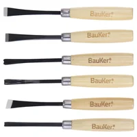 Juego 6 Gubias Lujo 6 Piezas Bauker