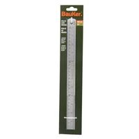 Regla Acero Inoxidable 12 Bauker