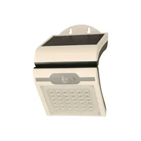 Aplique Solar Pared Pir 200 Lúmenes Luz Cálida Blanco