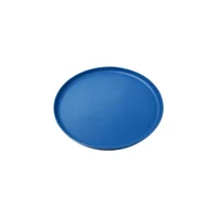 Set x4 Piezas Plato Melamina 26.5 Azul Oscuro