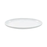 Plato Ovalado Melamina Blanco 29.8x17.8