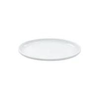 Plato Ovalado Melamina Blanco 25x15 cm