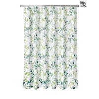 Cortina Bano Tela Eco Leaf 178x180 Cm