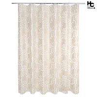 Cortina Bano 178x180 Cm Linea Beige
