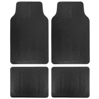 Tapete 4Pz Negro Vinilo S