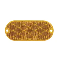 Reflector Ovalo Rect Amarillo