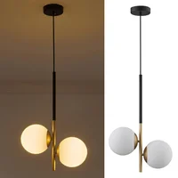 Lámpara Colgante Bellevie 2 Luces E27 Dorado Just Home Collection