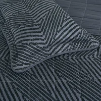 Quilt Urb Diseño Doble Grafito Just Home Collection