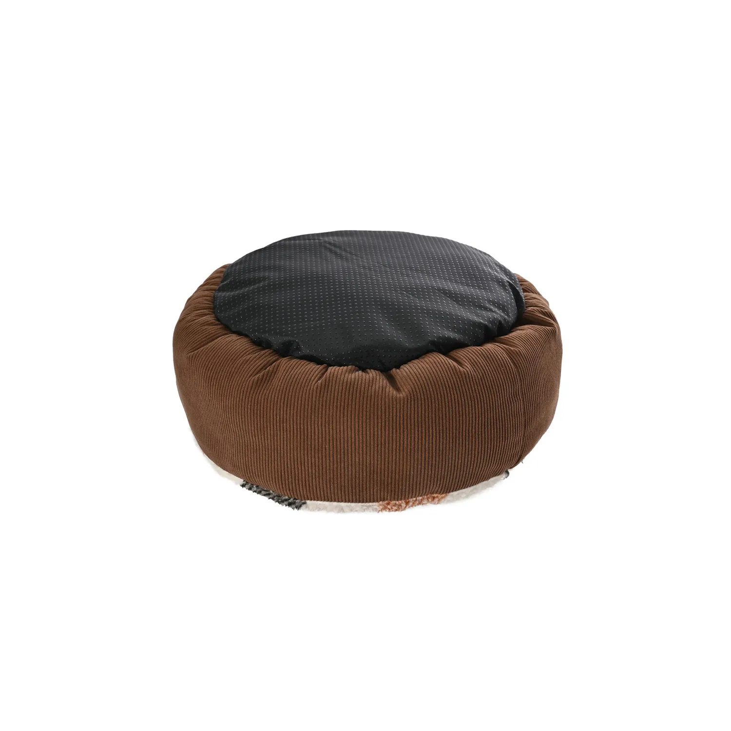 Cama Para Perro Redonda 60x60x14 Cm Marrón Petizoos 8
