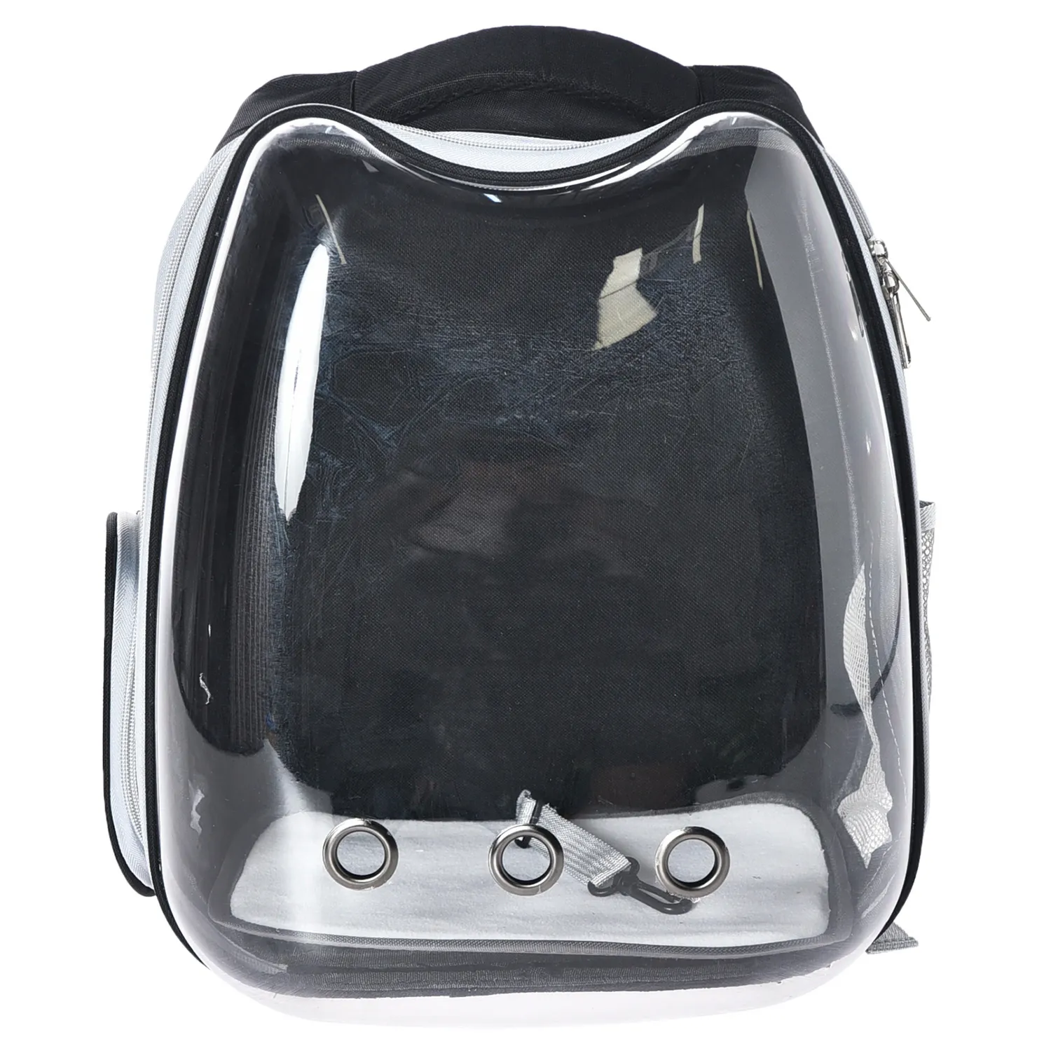 Morral Cargador para Mascotas 34x40x28 Cm Color Negro Petizoos