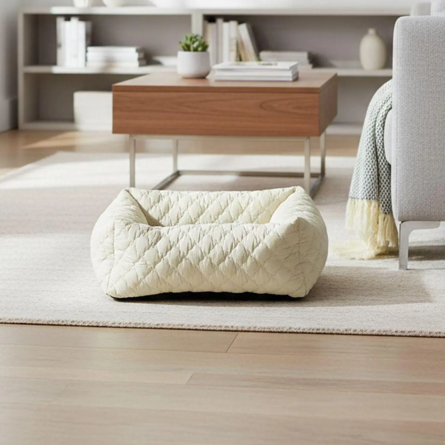 Cama Para Perro Rectangular 80x55x21 cm Grande Petizoos 5