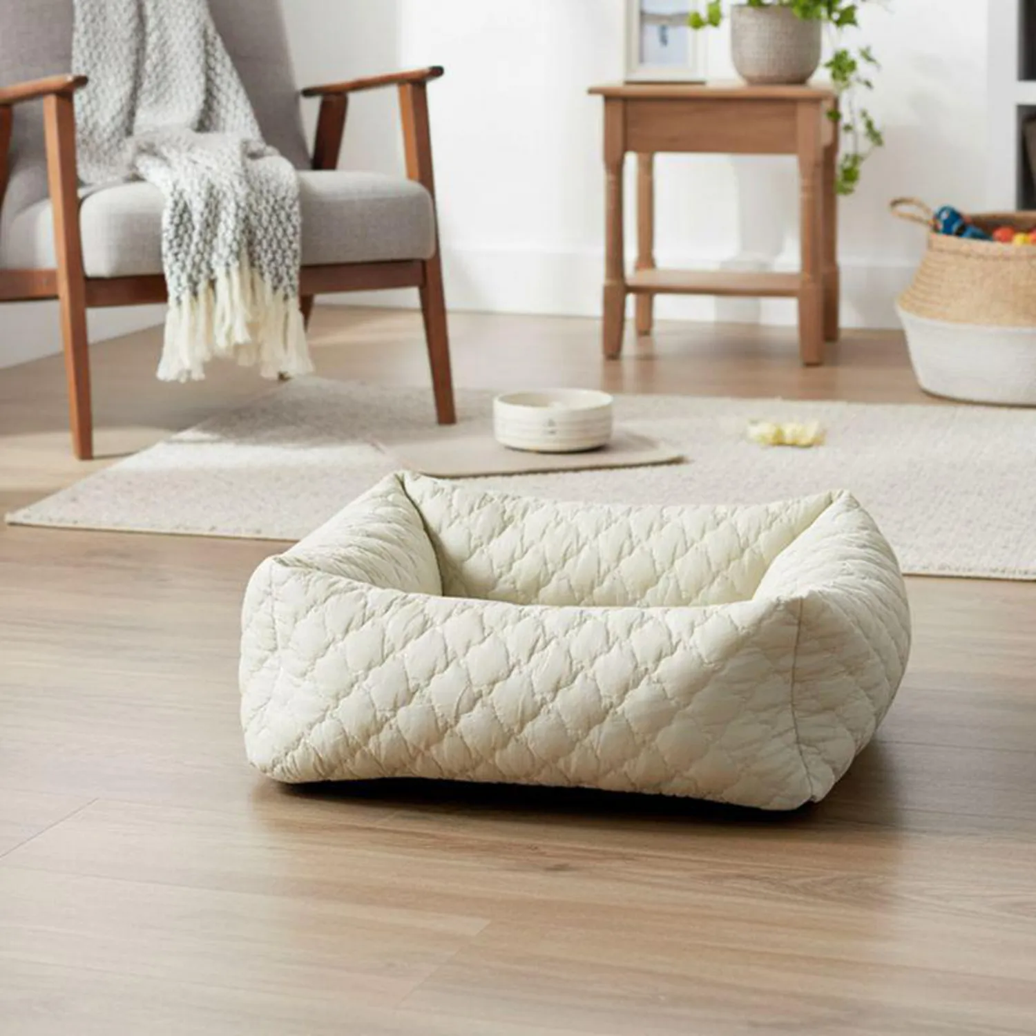 Cama Para Perro Rectangular 80x55x21 cm Grande Petizoos 6