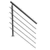 Baranda Acero Inoxidable 1 Poste 1m 5 Tubos Holztek