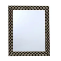 Espejo Decorativo Geo 69x84 Negro
