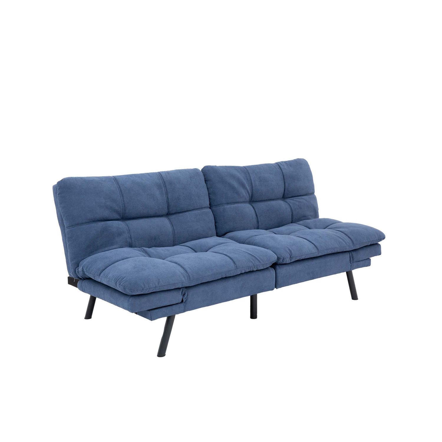 Sofá Cama 2 Puestos Moscú 182x82x86 cm Azul - Homecenter.com.co