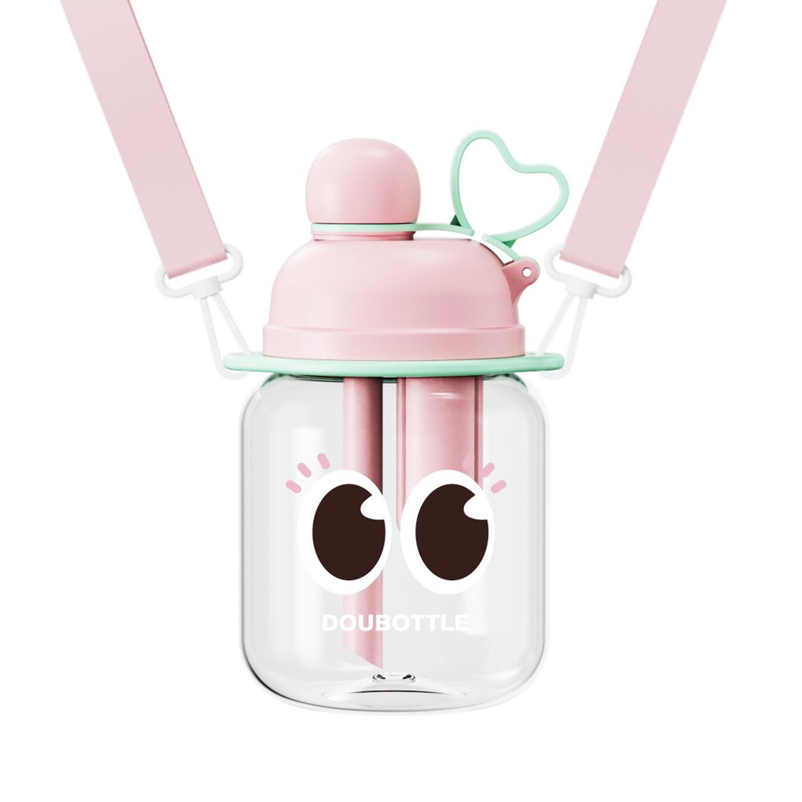 Botella 800ml Tapa Rosa con Cordón - Homecenter.com.co
