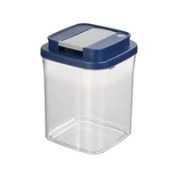 Recipiente Plástico Sellado al Vacío 1700ml Azul/Gris/Transparente Just Home Collection