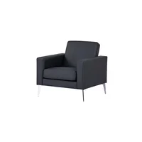 Poltrona Alexa 81x79x79 cm Negro