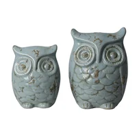 Buho Decor Azul 17x13x22.5 cm Just Home Collection