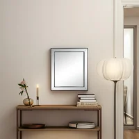 Espejo Bisel Negro 62x72 cm Just Home Collection