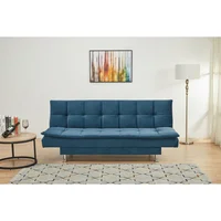 Sofá Cama 3 Puestos Mateo 190x83x90 cm Azul