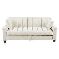 Sofá Cama 2 Puestos Girodano 189x81x82 cm Blanco