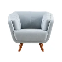 Poltrona Candice 102x79x88 cm Azul Claro
