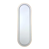 Espejo Led 50x150 Dorado