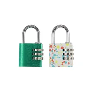 Set 2 Candado Clave 3Diales Multicolor Fixser