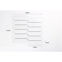 Mosaico Porcelanico Oval Jumbo Blanco 29x27.6cm