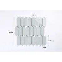 Mosaico Porcelanico Gota Menta 28x29.6cm