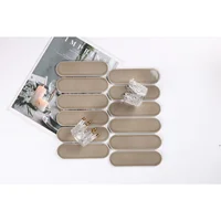 Mosaico Porcelanico Oval Jumbo Taupe 29x27.6cm