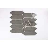 Mosaico Porcelanico Diamante Gris 29.2x32.4cm