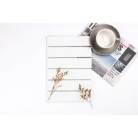 Mosaico Porcelanico Brick Blanco Brillo 19.8x29.1