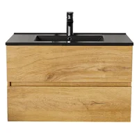 Mueble de Baño con Lavamanos Negro 80cm Estambul Sensi Dacqua