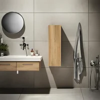 Mueble Auxiliar de Baño Muro Lateral Nilo Oak 30x20x100 cm Sensi Dacqua