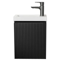 Mueble de Baño con Lavamanos 40cm Moscu Negro Sensi Dacqua