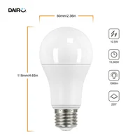 Set de 3 Bombillos Led A60 E27 10.5w Luz Fría Certificado