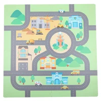 Tapete 60 cm X 60 cm 4pcs Puzzle Pista