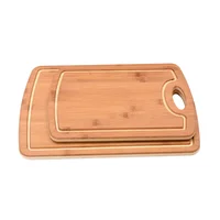 Set de 2 Tablas de Picar Bambú 30cm Just Home Collection