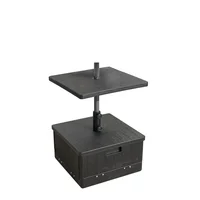 Base para Parasol Cuadrada con Mesa 53x53x Negro