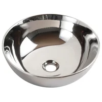 Lavamanos de Sobreponer Cerámico Plateado Full Sensi Dacqua